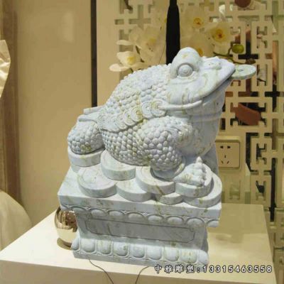 庭院石雕招财金蟾