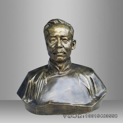 铜雕学校蔡元培雕塑