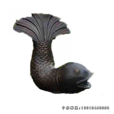 公园铜雕小鱼摆件