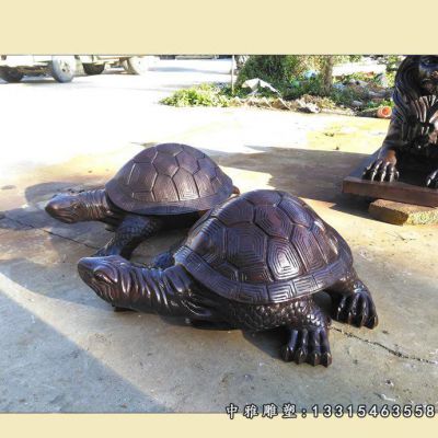 草坪铜雕乌龟雕塑
