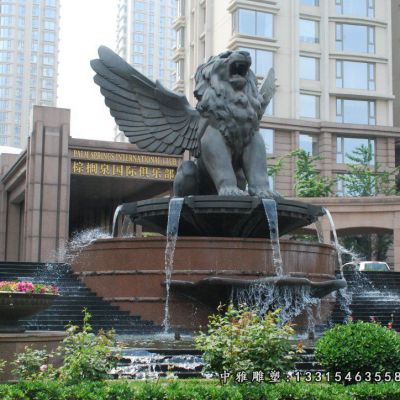 小区景观铜雕喷泉