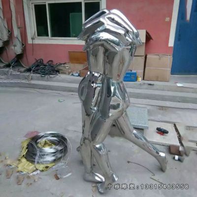 不锈钢广场手掌雕塑