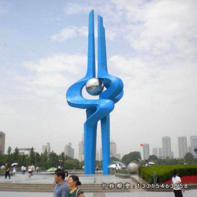 大型景观不锈钢摆件