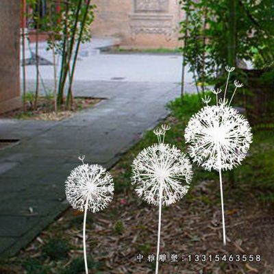 公园蒲公英不锈钢雕塑