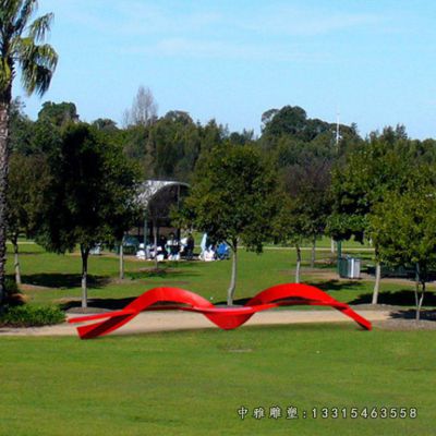 不锈钢公园座椅雕塑