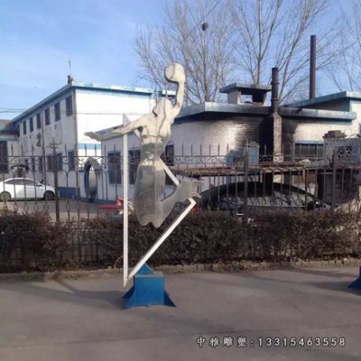 不锈钢公园篮球人物雕塑