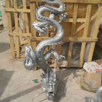 动物龙不锈钢雕塑