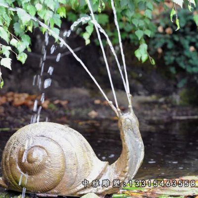 石雕动物蜗牛