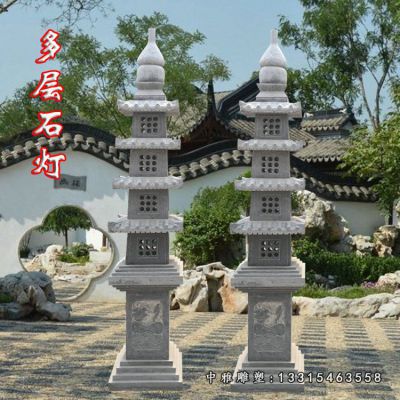 公园石塔雕塑
