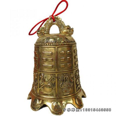 寺庙铜钟雕塑