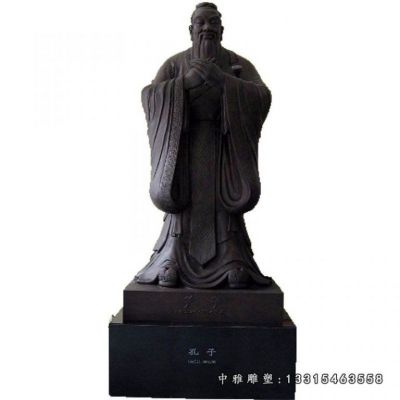 校园孔子铜雕