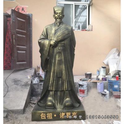 军事家诸葛亮铜雕