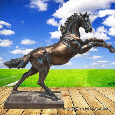 广场铜雕马雕塑