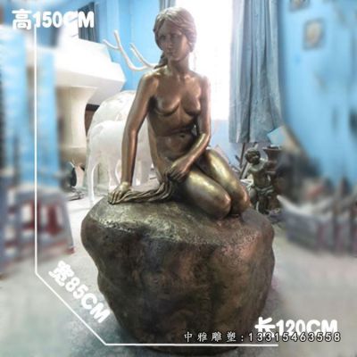 美人鱼铜雕雕塑