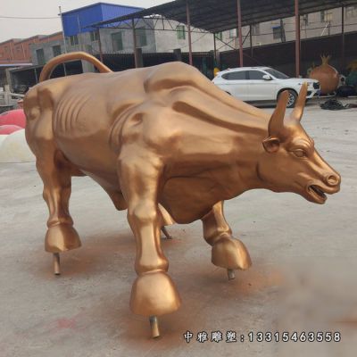 铜雕牛动物雕塑