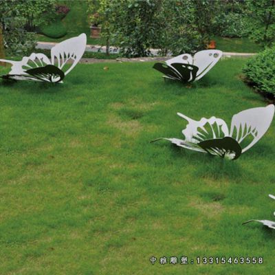 不锈钢蝴蝶雕塑
