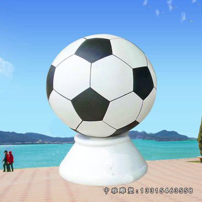 不锈钢足球雕塑