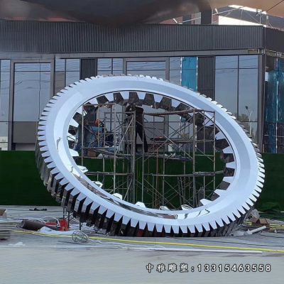 齿轮不锈钢雕塑