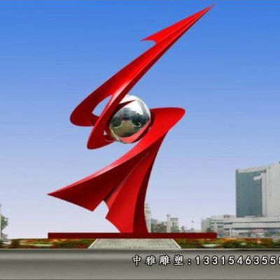 不锈钢广场雕塑