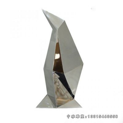 抽象企鹅不锈钢摆件