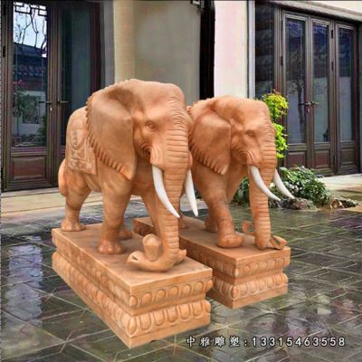 石雕吉祥大象