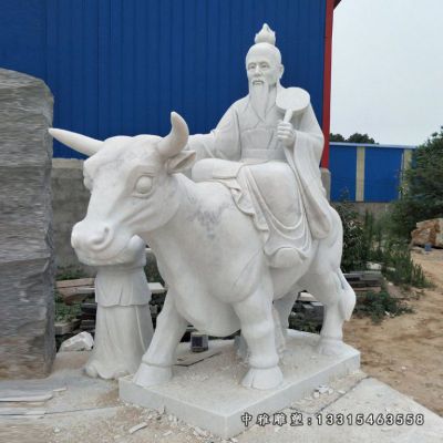 开荒牛石雕摆件