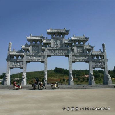 石雕大型牌坊