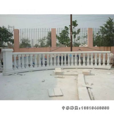 汉白玉石雕栏杆