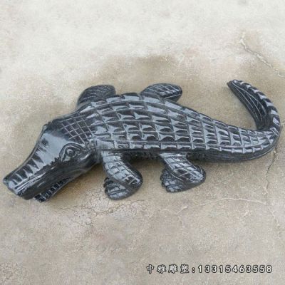 公园鳄鱼石雕雕塑