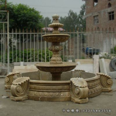 广场石雕喷泉