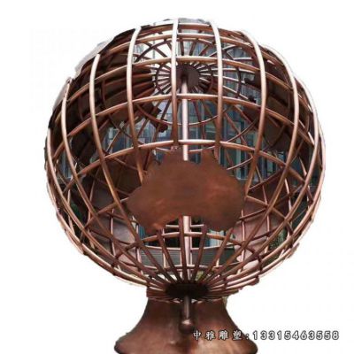 地球仪铜雕雕塑