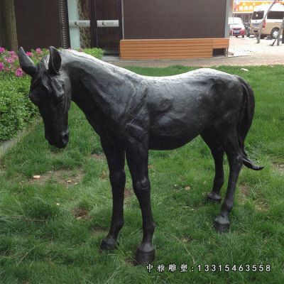 草原铜雕马雕塑