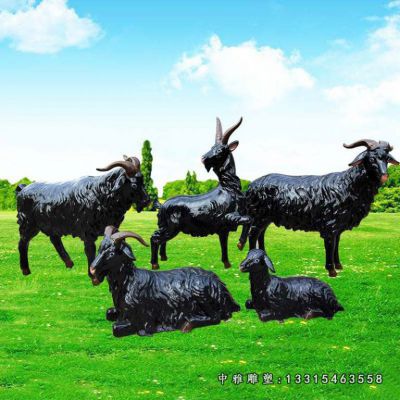 动物羊铜雕塑
