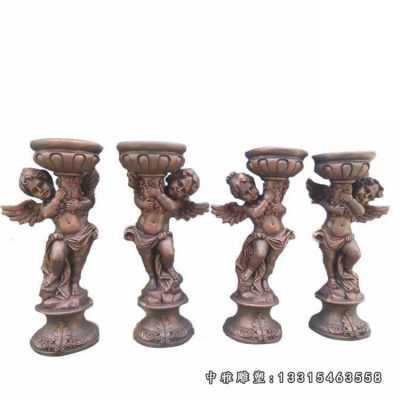 小型天使铜雕摆件