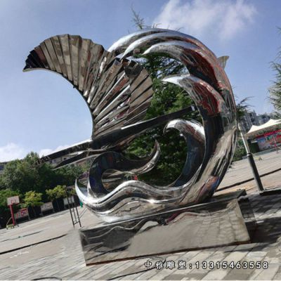 大型不锈钢景观雕塑