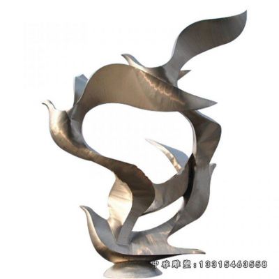 动物鸽子不锈钢雕塑