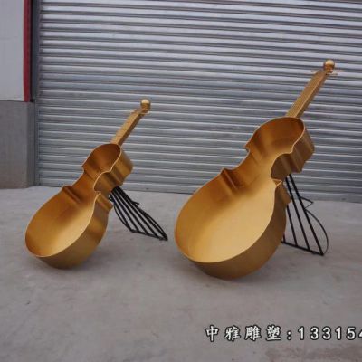 小提琴不锈钢摆件