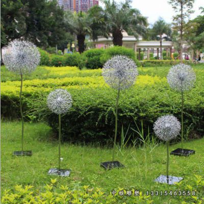 城市不锈钢蒲公英雕塑