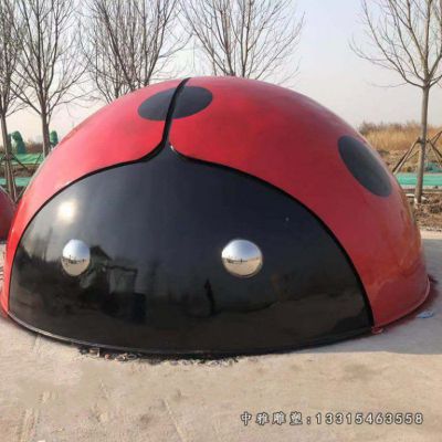 大型瓢虫不锈钢雕塑