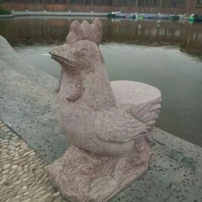 公园十二生肖石雕 