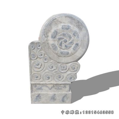 门口石雕抱鼓石