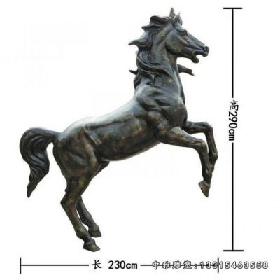 动物马铜雕塑