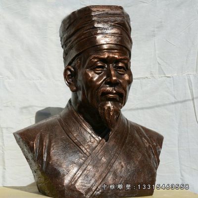 广场铜雕李时珍