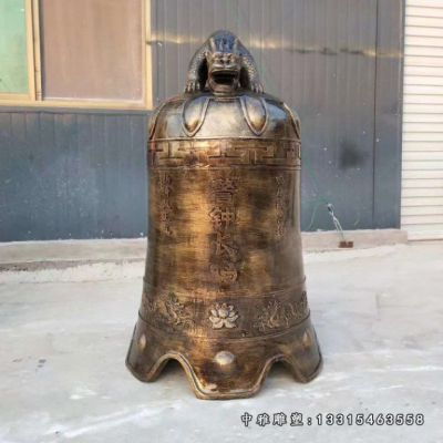 庙宇铜钟摆件