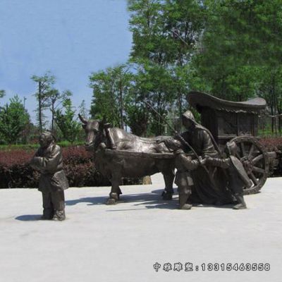 铜雕广场二十四孝人物