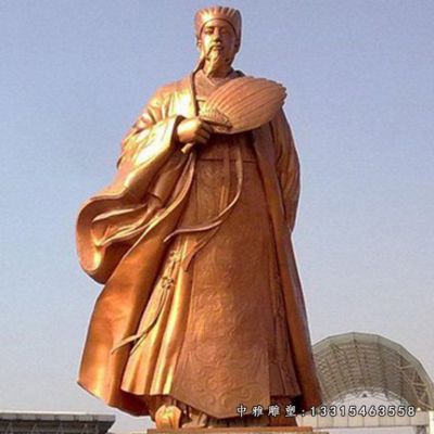 大型诸葛亮铜雕
