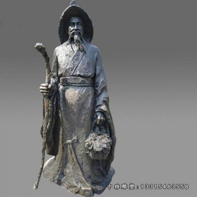 医学家李时珍铜雕