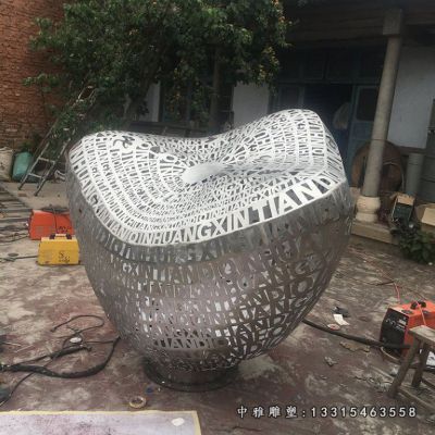 元宝景观不锈钢雕塑