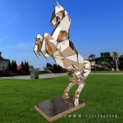 动物马不锈钢摆件