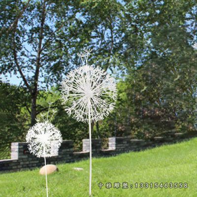 蒲公英景观不锈钢雕塑